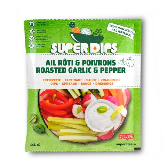 ROASTED GARLIC & PEPPER - Super Dips ROASTED GARLIC & PEPPER - Super Dips